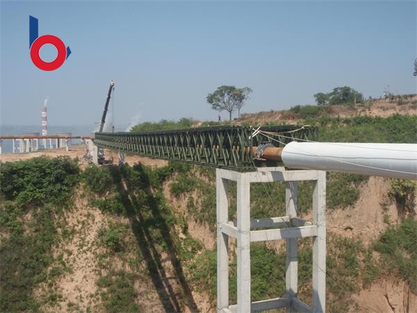 陜西省鳳翔縣榮凱200型67.056米(單跨)雙排單層加強(qiáng)型(國(guó)內(nèi) 大跨度貝雷鋼橋) 陜西省鳳翔縣榮凱200型67.056米(單跨)雙排單層加強(qiáng)型(國(guó)內(nèi) 大跨度貝雷鋼橋)